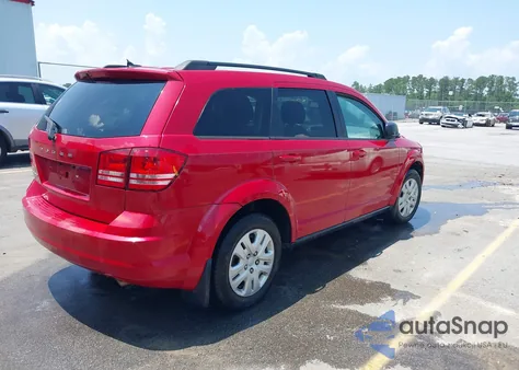 2016 Dodge Journey Se from USA, damaged, VIN 3C4PDCAB0GT250100